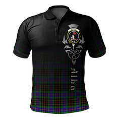 Clan Brodie Hunting Modern Tartan Polo Shirt - Alba Celtic Style SA73 Brodie Hunting Modern Tartan Tartan Polo   
