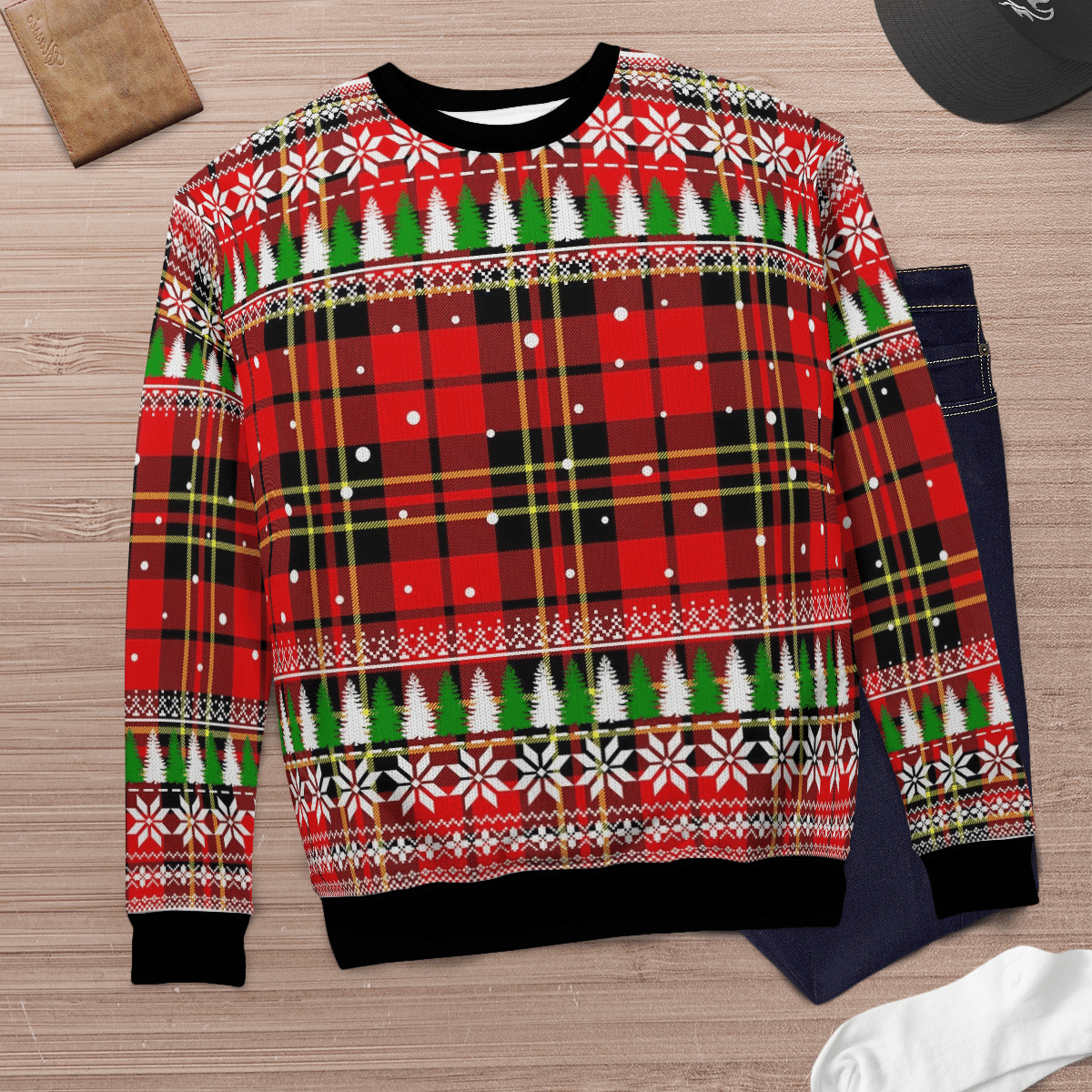 Clan Brodie Modern Tartan Christmas Ugly Sweater CP14 Brodie Modern Tartan Tartan Ugly Sweater   