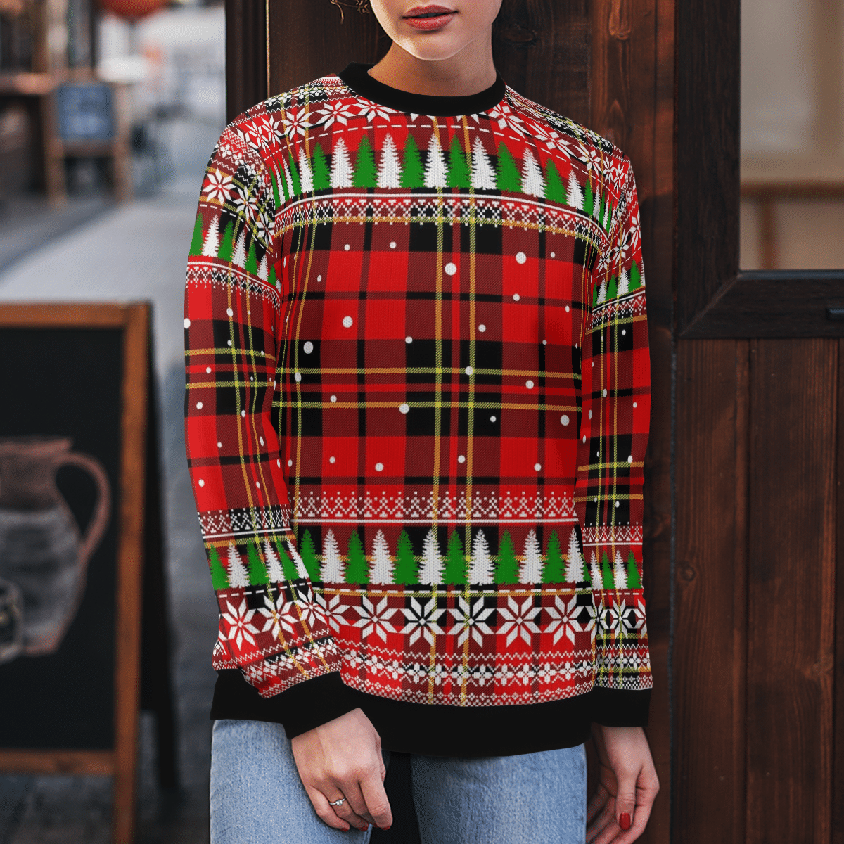 Clan Brodie Modern Tartan Christmas Ugly Sweater CP14 Brodie Modern Tartan Tartan Ugly Sweater   