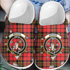 Clan Brodie Modern Tartan Crest Clogs Classic WX21 Brodie Modern Tartan Tartan Today   