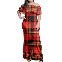 Clan Brodie Modern Tartan Hawaii Dress GQ85 Clan Brodie Tartan Hawaii Dress   