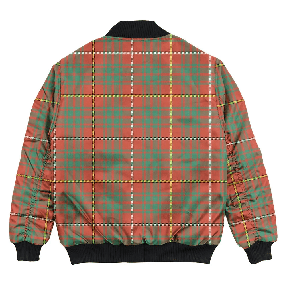 Clan Bruce Ancient Tartan Bomber Jacket BI65 Bruce Ancient Tartan Tartan Bomber Jacket   