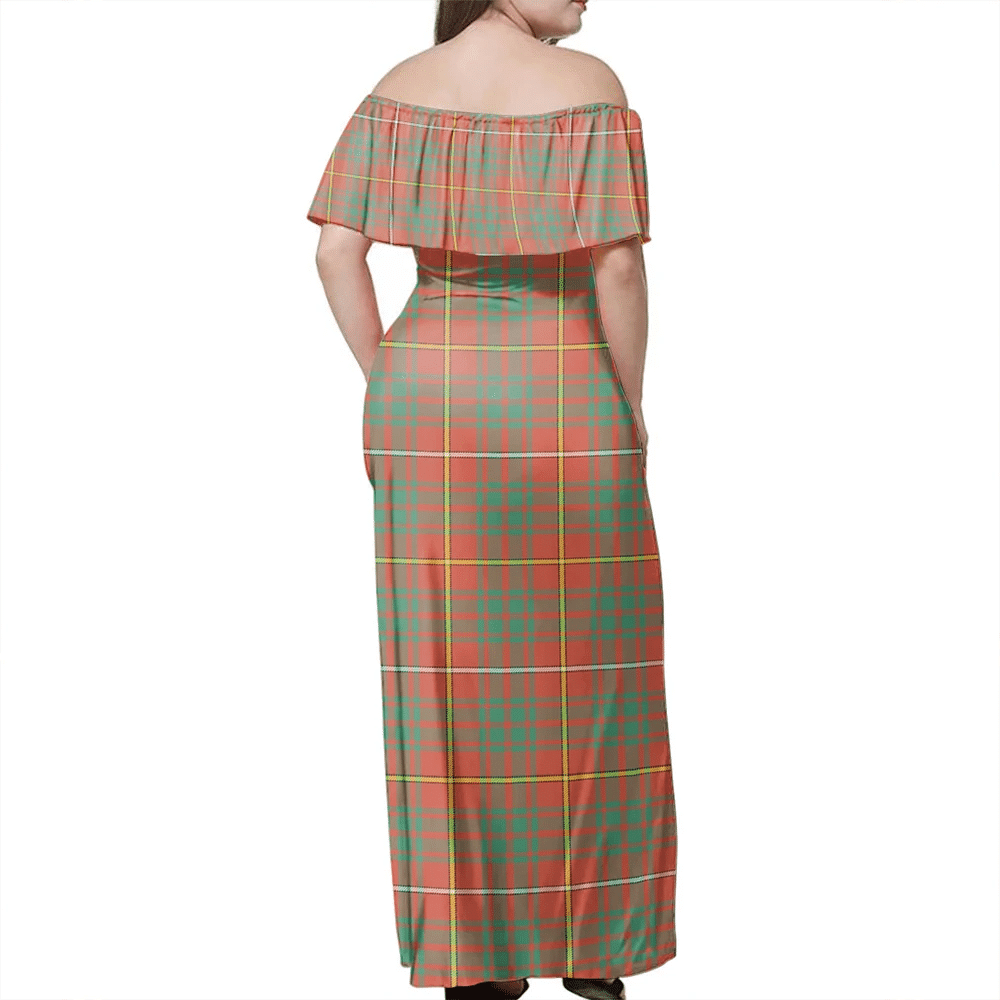 Clan Bruce Ancient Tartan Hawaii Dress RE64 Clan Bruce Tartan Hawaii Dress   