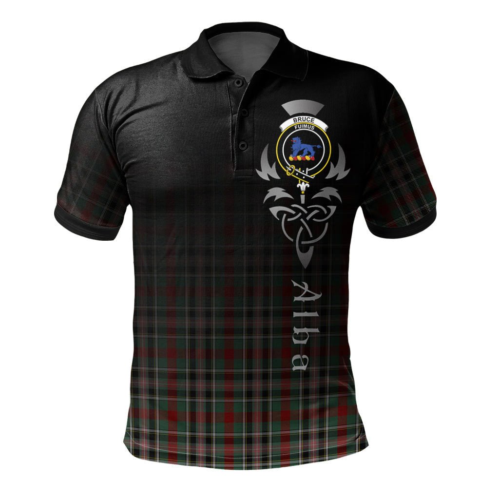 Clan Bruce of Kinnaird Tartan Polo Shirt - Alba Celtic Style YW66 Bruce of Kinnaird Tartan Tartan Polo   