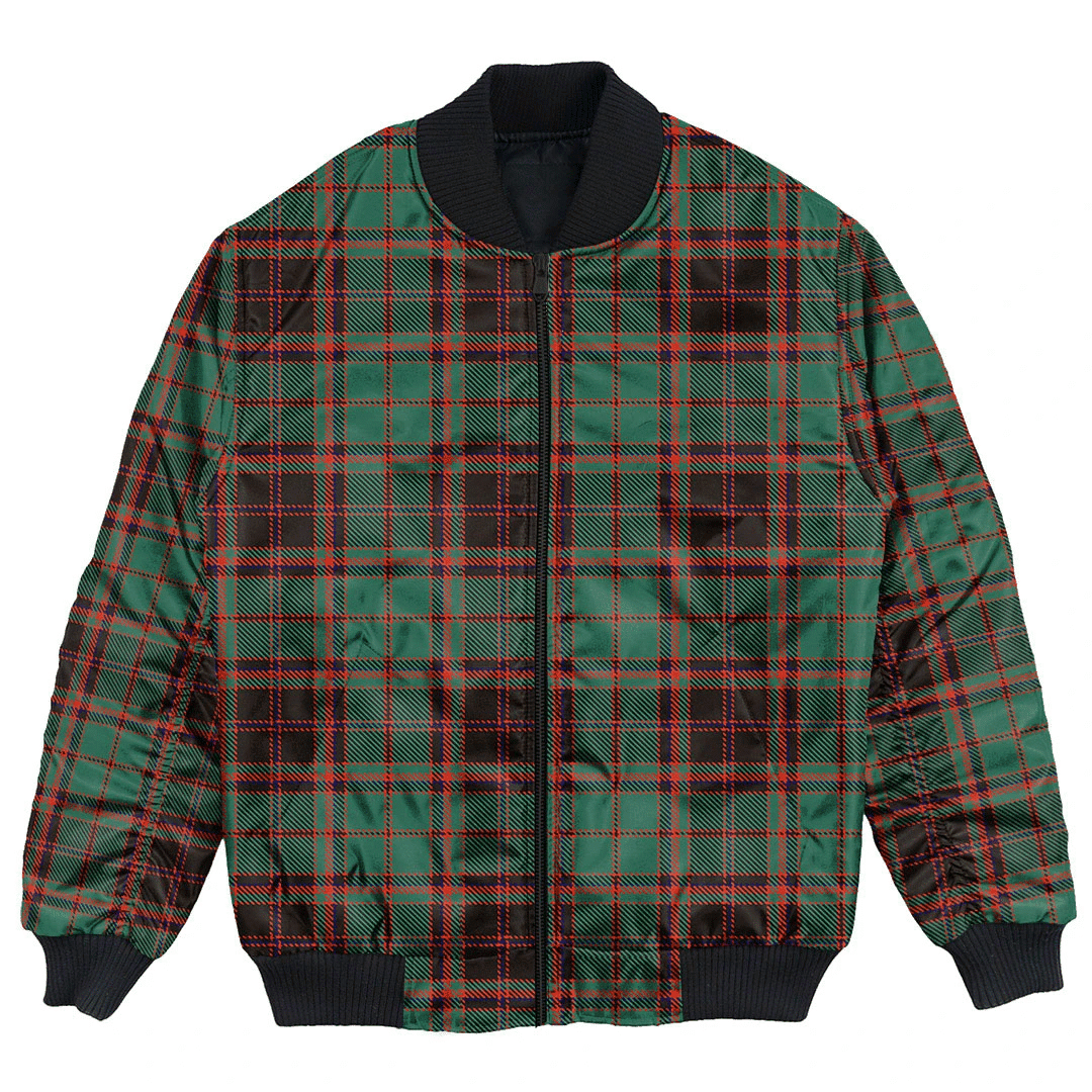 Clan Buchan Ancient Tartan Bomber Jacket DE97 Buchan Ancient Tartan Tartan Bomber Jacket   