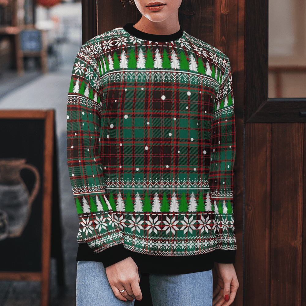 Clan Buchan Ancient Tartan Christmas Ugly Sweater OK33 Buchan Ancient Tartan Tartan Ugly Sweater   