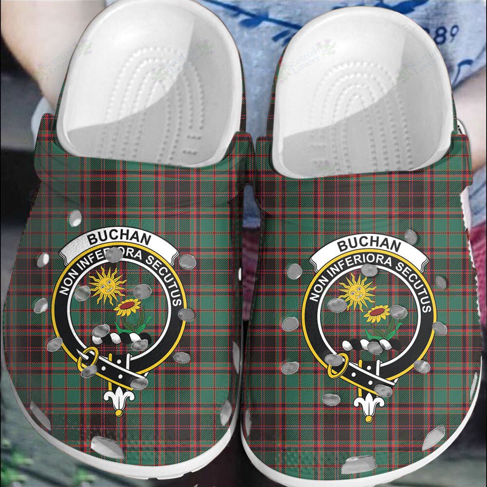 Clan Buchan Ancient Tartan Crest Clogs Classic DH80 Buchan Ancient Tartan Tartan Today   