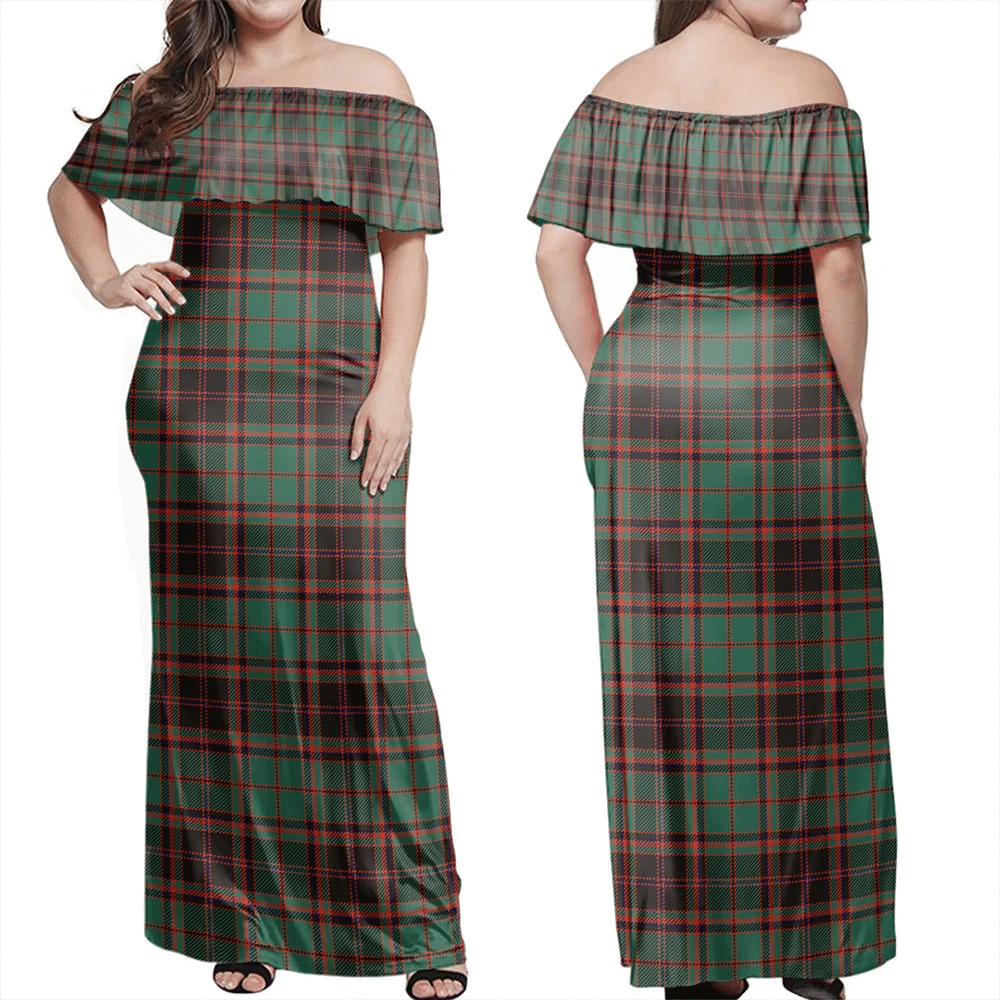 Clan Buchan Ancient Tartan Hawaii Dress EE18 Clan Buchan Tartan Hawaii Dress   