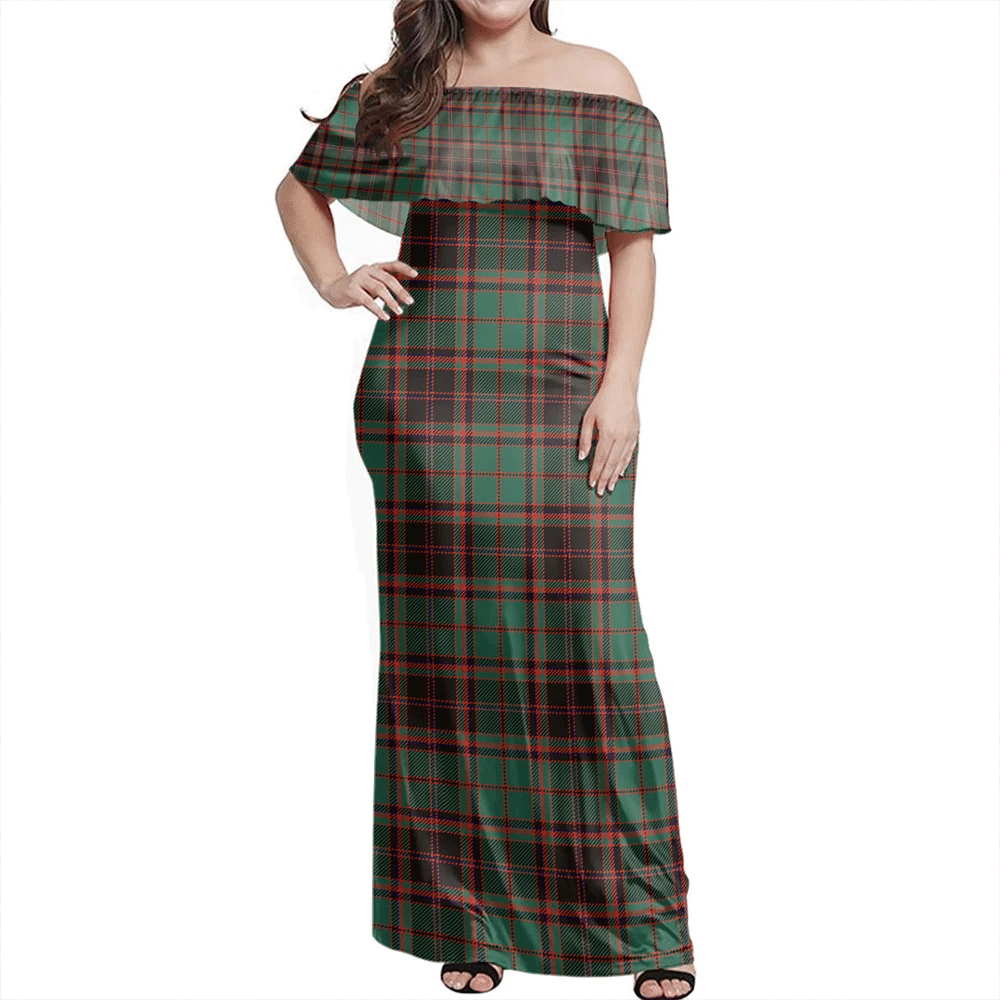 Clan Buchan Ancient Tartan Hawaii Dress EE18 Clan Buchan Tartan Hawaii Dress   