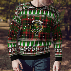 Clan Buchan Modern Crest Tartan Christmas Ugly Sweater RX42 Buchan Modern Crest Tartan Tartan Ugly Sweater   