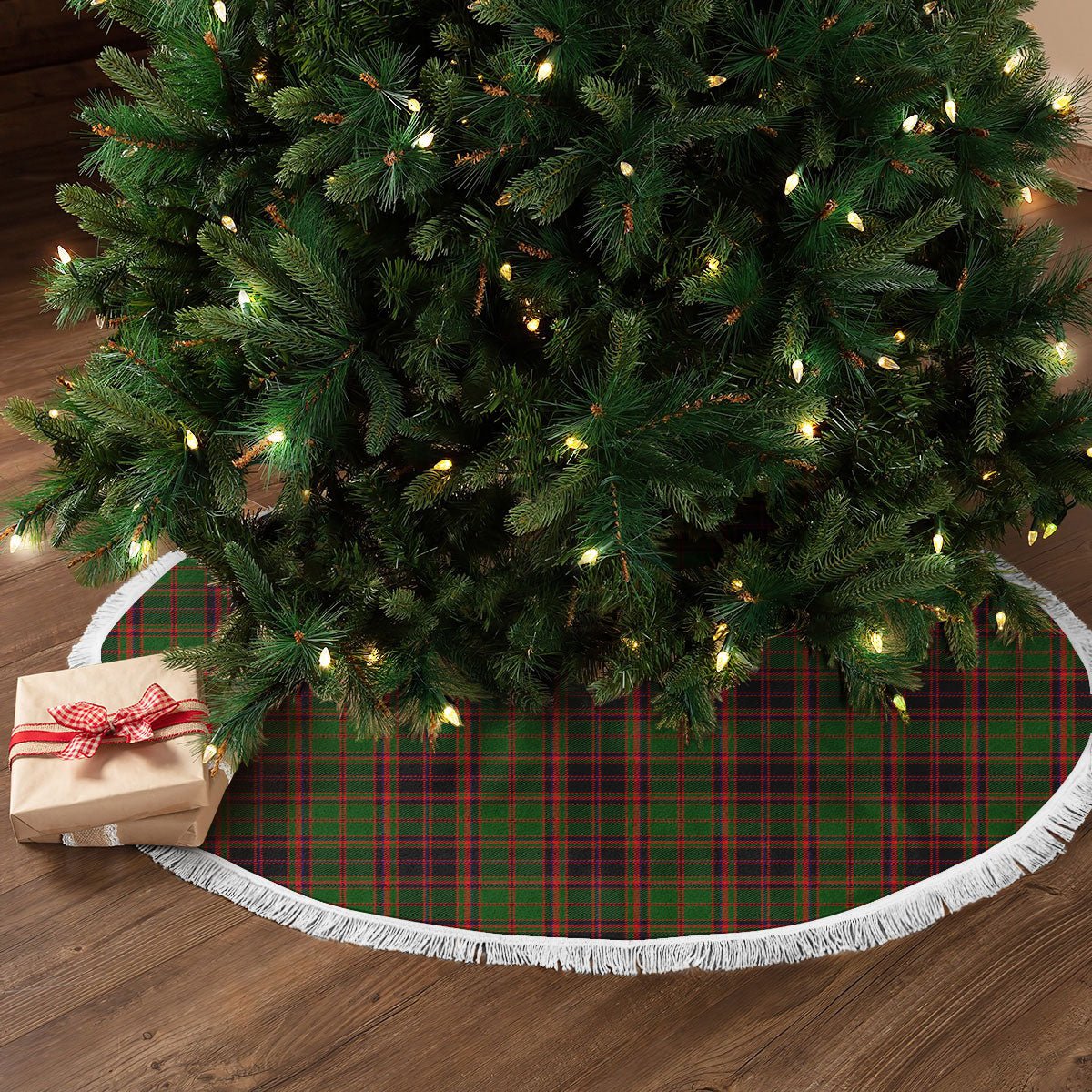 Clan Buchan Modern Tartan Christmas Tree Skirt OF59 Buchan Modern Tartan Tartan Christmas   