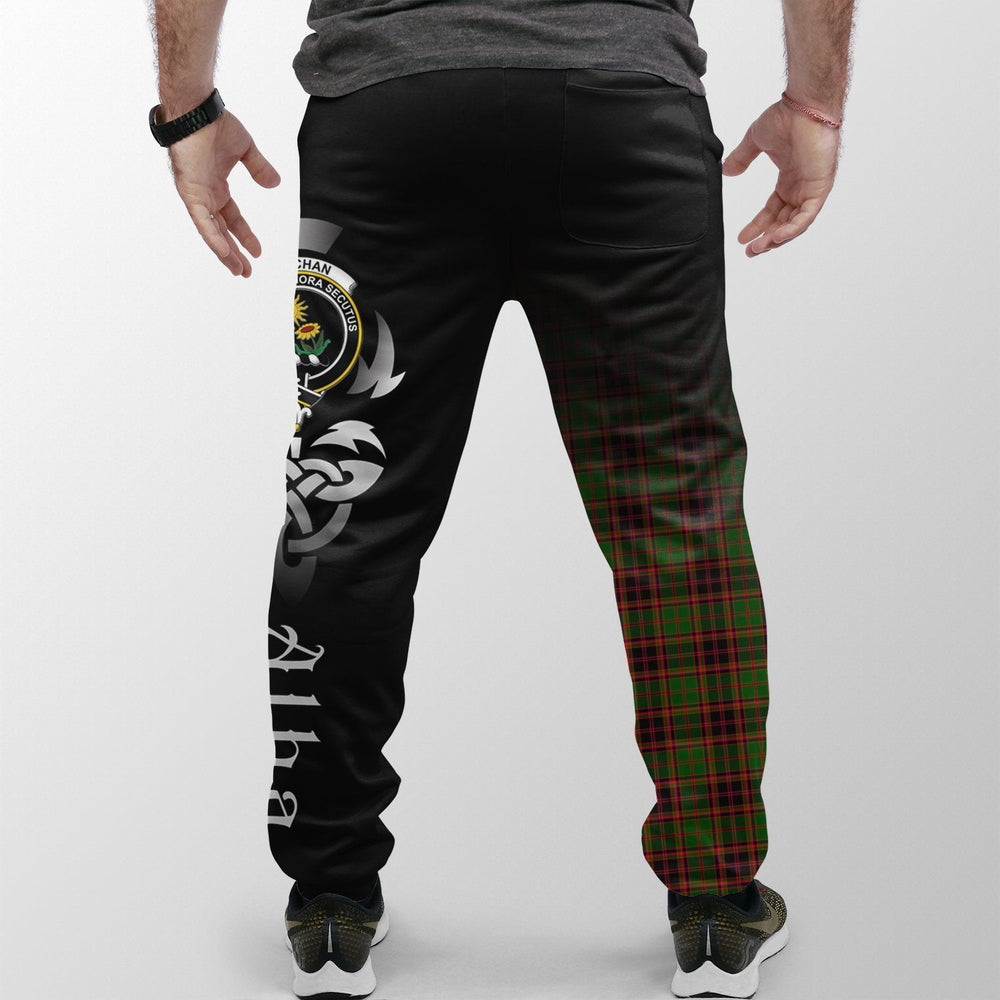 Clan Buchan Modern Tartan Crest Jogger Sweatpants  Alba Celtic Style SY45 Clan Buchan Tartan Today   