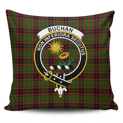 Clan Buchan Modern Tartan Crest Pillow Cover HX97 Clan Buchan Tartan Today   