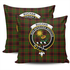 Clan Buchan Modern Tartan Crest Pillow Cover HX97 Clan Buchan Tartan Today   
