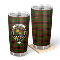 Clan Buchan Modern Tartan Crest Tumbler AP50 Clan Buchan Tartan Today   
