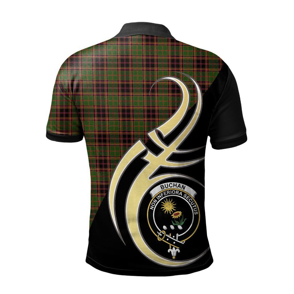 Clan Buchan Modern Tartan Polo Shirt - Believe In Me Style UO35 Buchan Modern Tartan Tartan Polo   