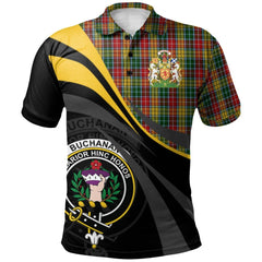 Clan Buchanan 02 Tartan Polo Shirt - Royal Coat Of Arms Style YT58 Buchanan 02 Tartan Tartan Polo   