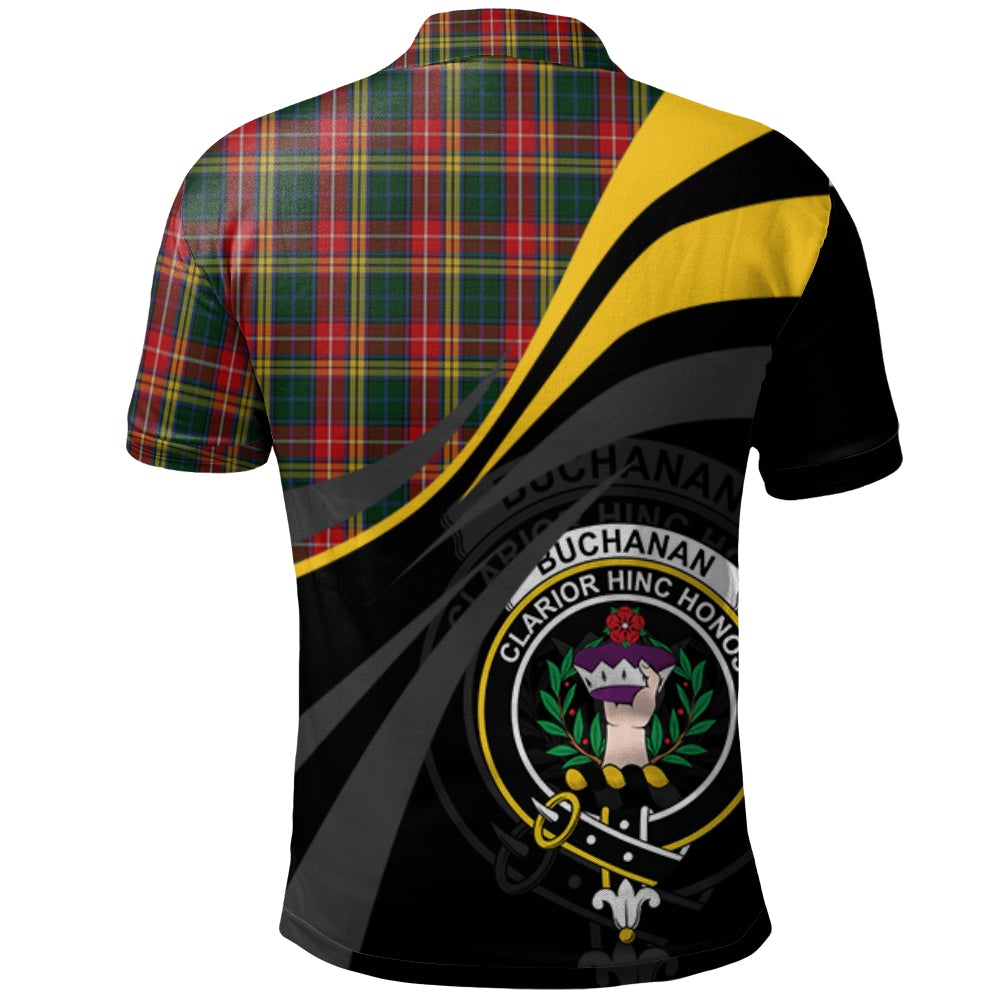 Clan Buchanan 04 Tartan Polo Shirt - Royal Coat Of Arms Style ND83 Buchanan 04 Tartan Tartan Polo   