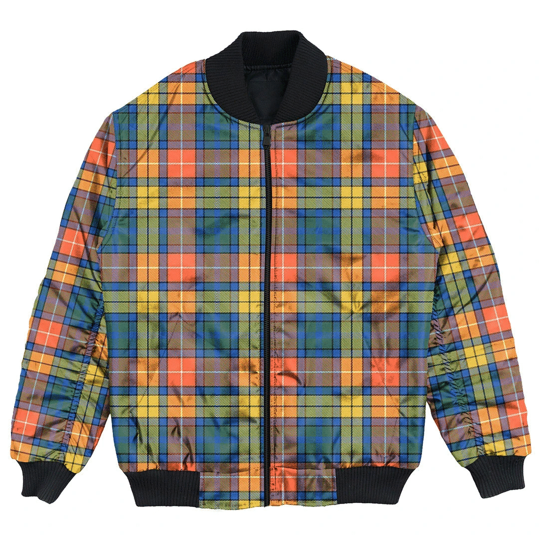 Clan Buchanan Ancient Tartan Bomber Jacket LJ20 Buchanan Ancient Tartan Tartan Bomber Jacket   