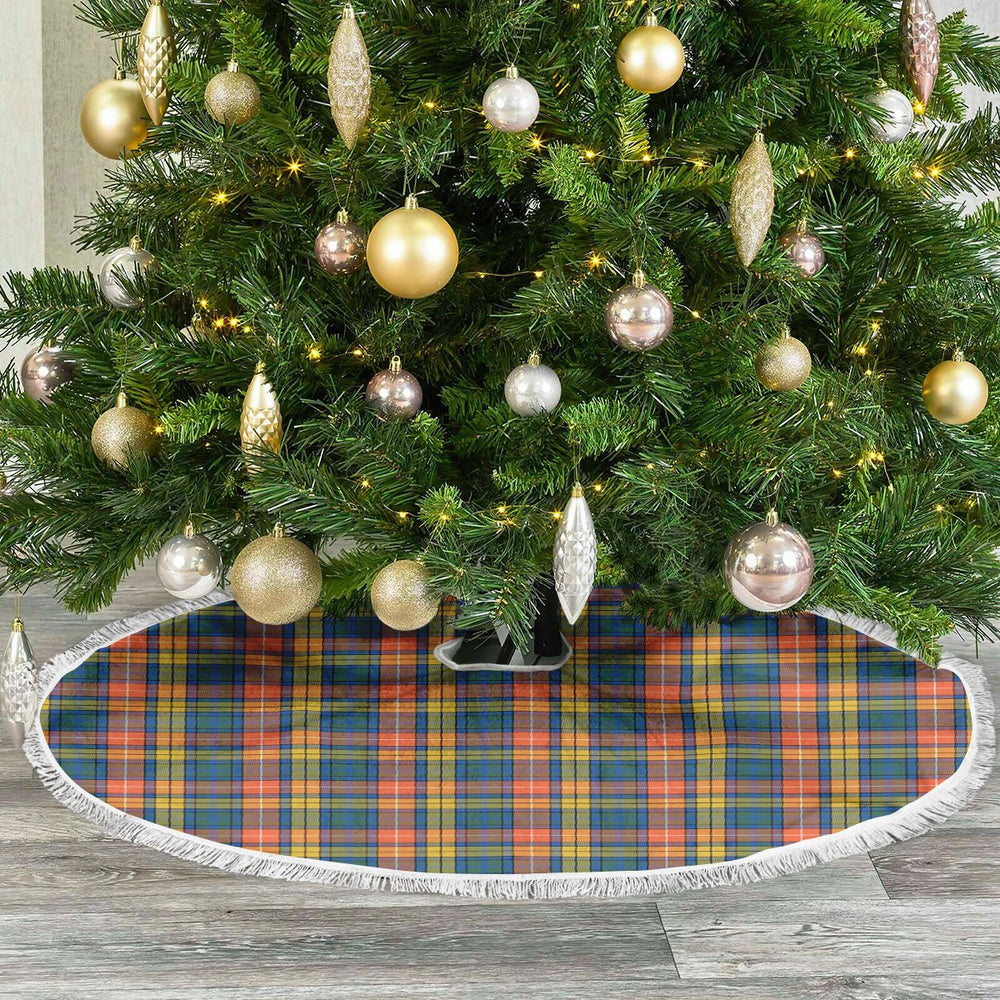 Clan Buchanan Ancient Tartan Christmas Tree Skirt DF27 Buchanan Ancient Tartan Tartan Christmas   