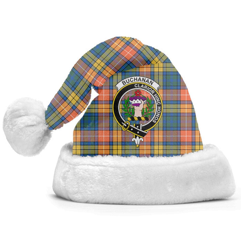 Clan Buchanan Ancient Tartan Crest Christmas Santa Hat BJ70 Buchanan Ancient Tartan Tartan Santa Hat   