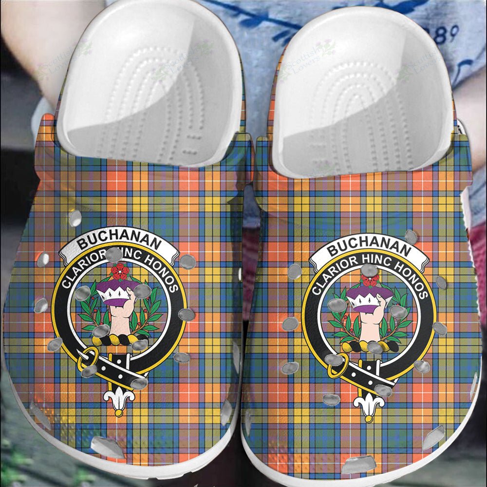 Clan Buchanan Ancient Tartan Crest Clogs Classic IF72 Buchanan Ancient Tartan Tartan Today   