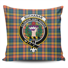 Clan Buchanan Ancient Tartan Crest Pillow Cover WJ96 Clan Buchanan Tartan Today   
