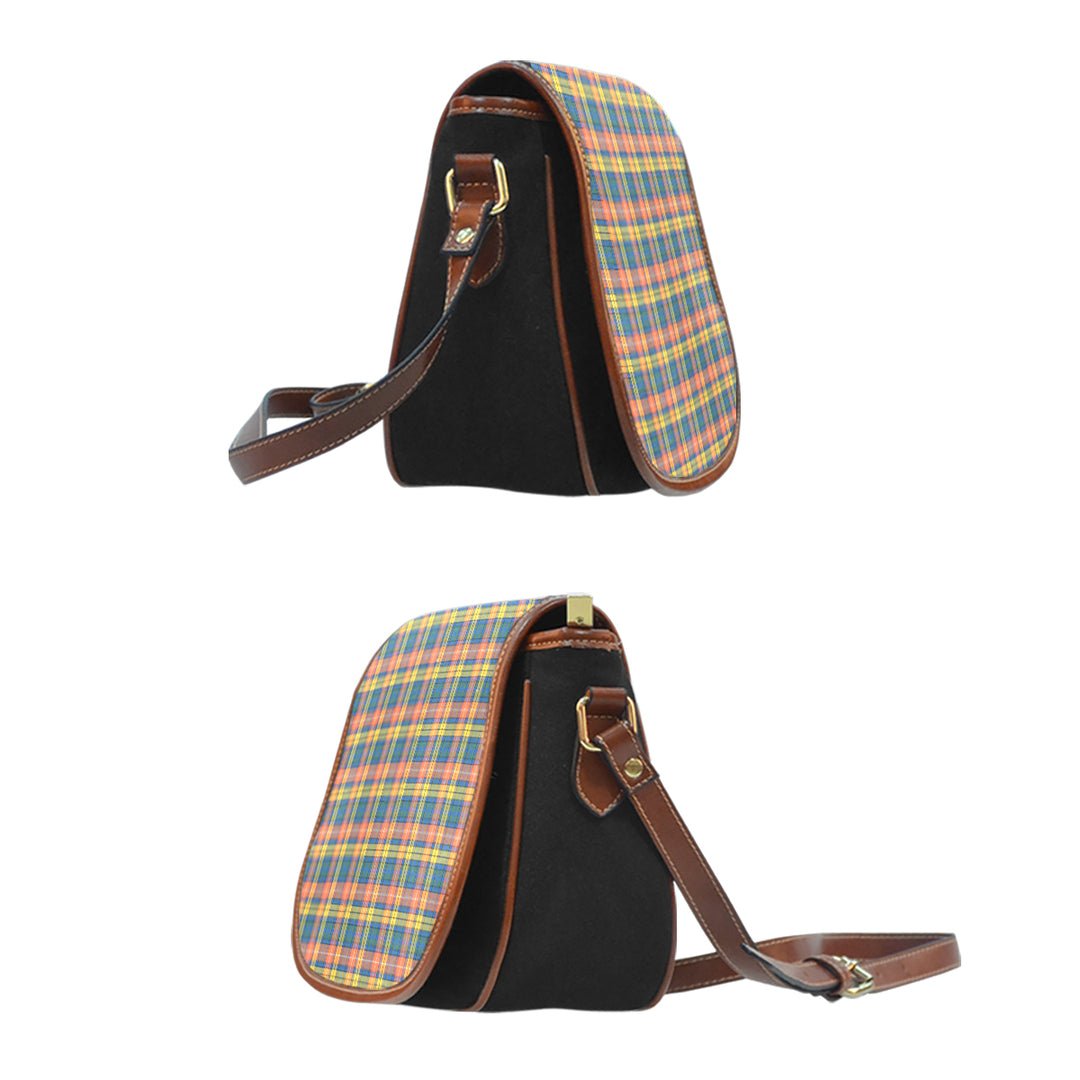 Clan Buchanan Ancient Tartan Saddle Handbags FP37 Clan Buchanan Tartan Today   