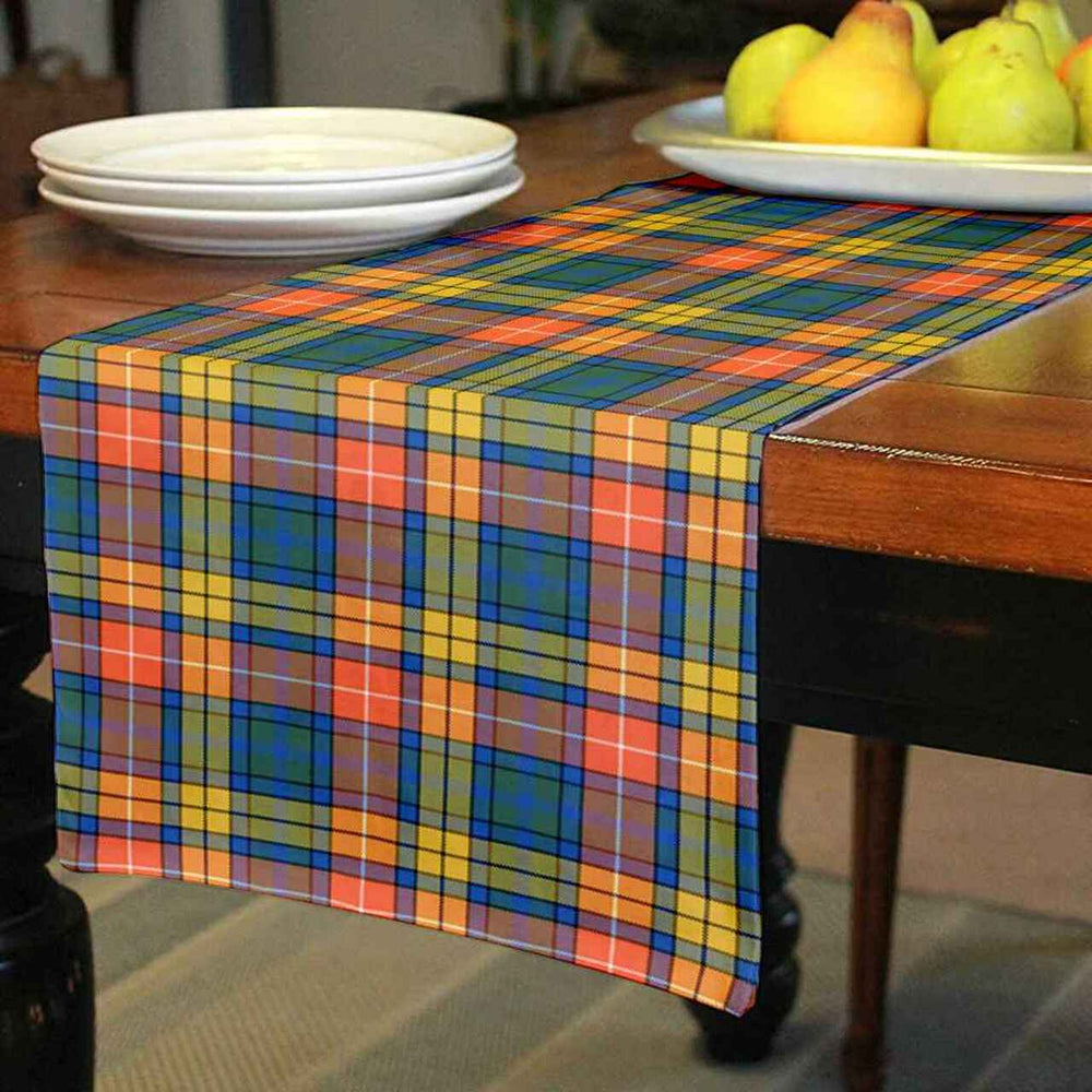 Clan Buchanan Ancient Tartan Table Runner Cotton AV31 Buchanan Ancient Tartan Tartan Table Runner   