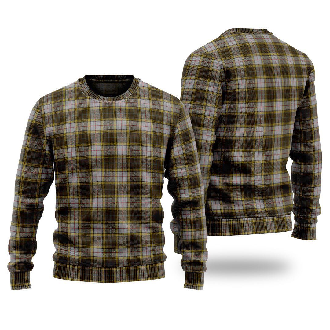 Clan Buchanan Dress Tartan Christmas Ugly Sweater RT38 Buchanan Dress Tartan Tartan Sweater   