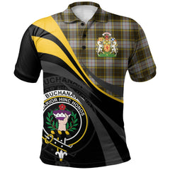 Clan Buchanan Dress Tartan Polo Shirt - Royal Coat Of Arms Style GZ78 Buchanan Dress Tartan Tartan Polo   