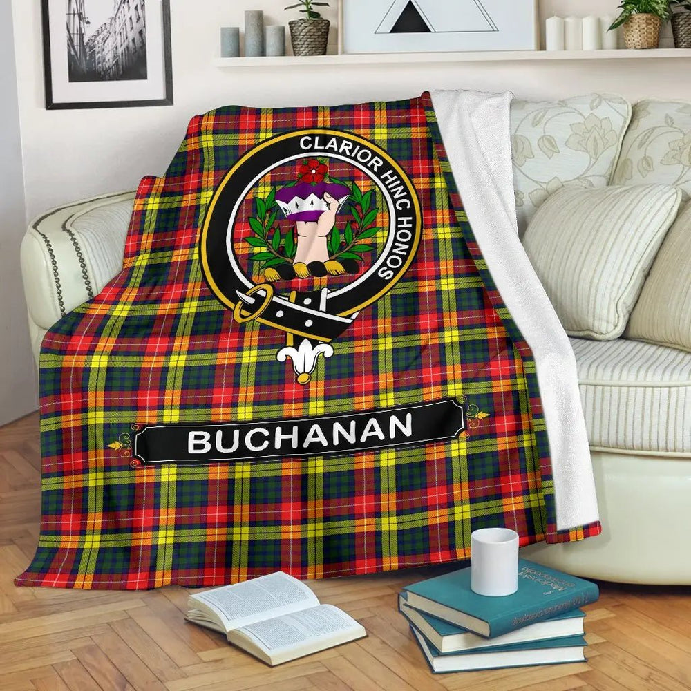 Clan Buchanan Family Tartan Crest BlanketsXM27 Clan Buchanan Tartan Today   
