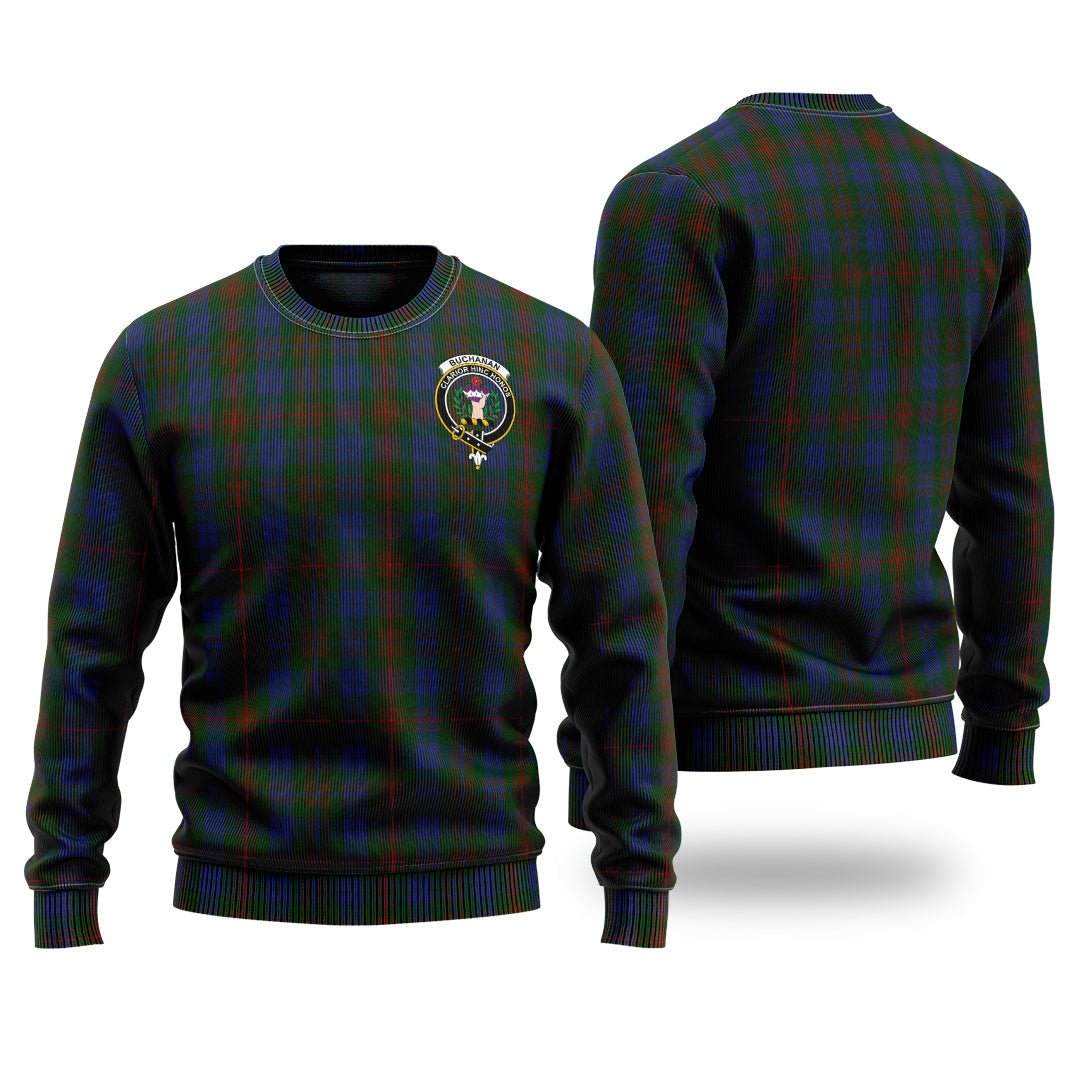 Clan Buchanan Hunting Tartan Christmas Ugly Sweater UY95 Buchanan Hunting Tartan Tartan Sweater   