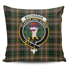 Clan Buchanan Hunting Tartan Crest Pillow Cover JK99 Clan Buchanan Tartan Today   