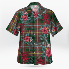 Clan Buchanan Hunting Tartan Scottish Lion Hawaiian Shirt JZ55 Buchanan Hunting Tartan Tartan Hawaii Shirt   