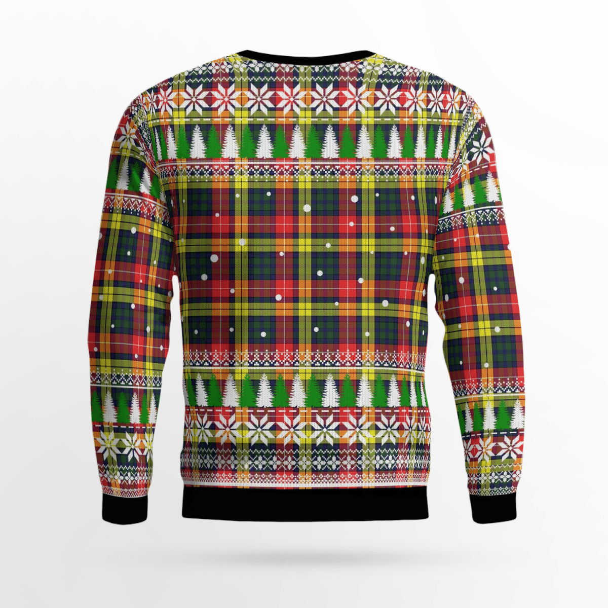 Clan Buchanan Modern Crest Tartan Christmas Ugly Sweater BV50 Buchanan Modern Crest Tartan Tartan Ugly Sweater   