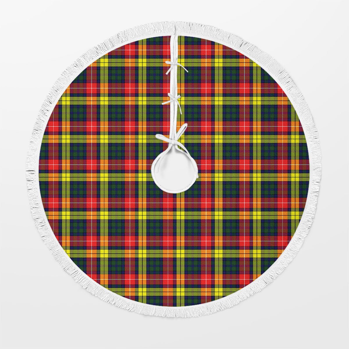 Clan Buchanan Modern Tartan Christmas Tree Skirt GC40 Buchanan Modern Tartan Tartan Christmas   