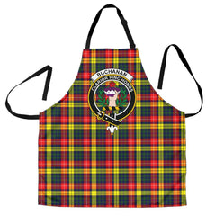 Clan Buchanan Modern Tartan Crest Apron VV36 Clan Buchanan Tartan Today   