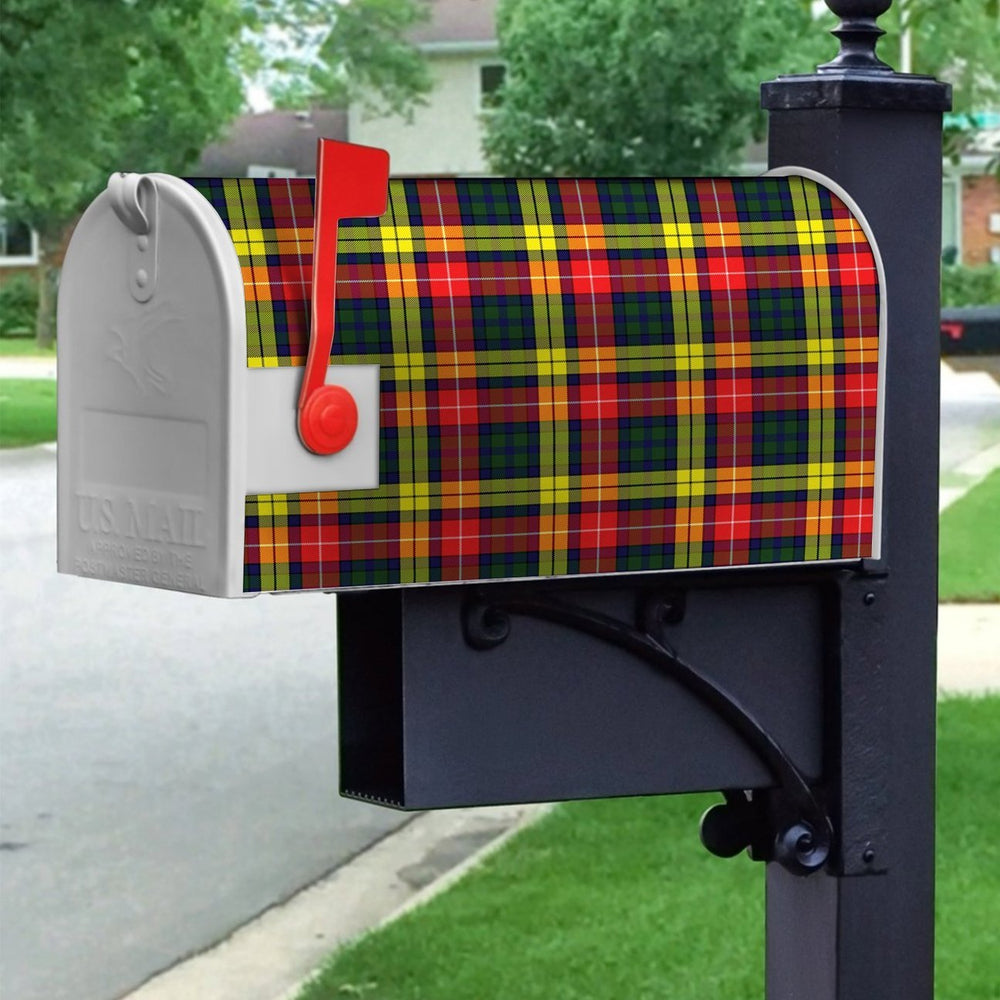 Clan Buchanan Modern Tartan Crest Mailbox JW62 Clan Buchanan Tartan Today   