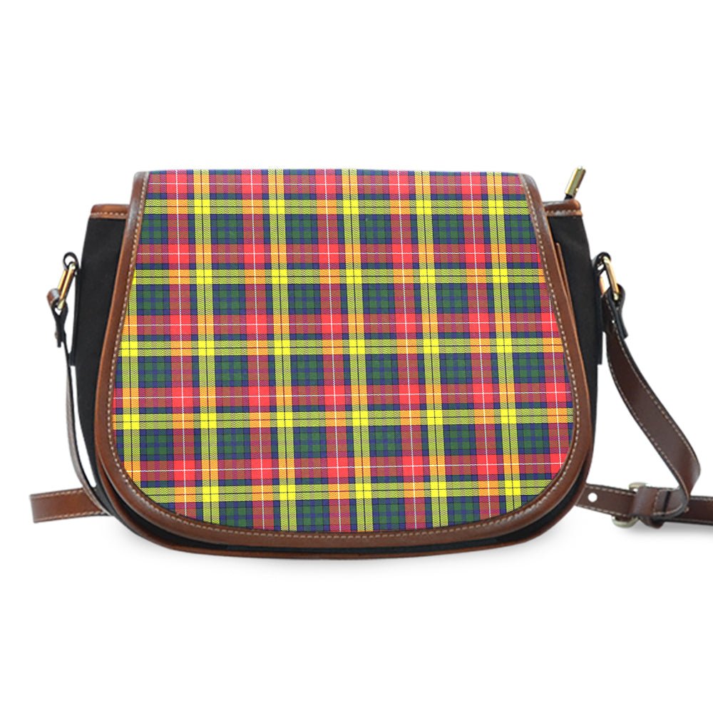 Clan Buchanan Modern Tartan Saddle Handbags CK24 Clan Buchanan Tartan Today   