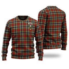 Clan Buchanan Old Dress Tartan Christmas Ugly Sweater YT60 Buchanan Old Dress Tartan Tartan Sweater   