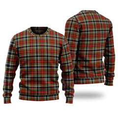 Clan Buchanan Old Dress Tartan Christmas Ugly Sweater YT60 Buchanan Old Dress Tartan Tartan Sweater   