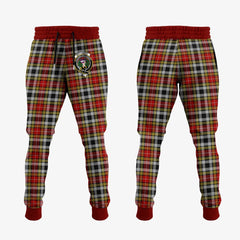 Clan Buchanan Old Dress Tartan Crest Jogger Sweatpants NU87 Clan Buchanan Tartan Today   