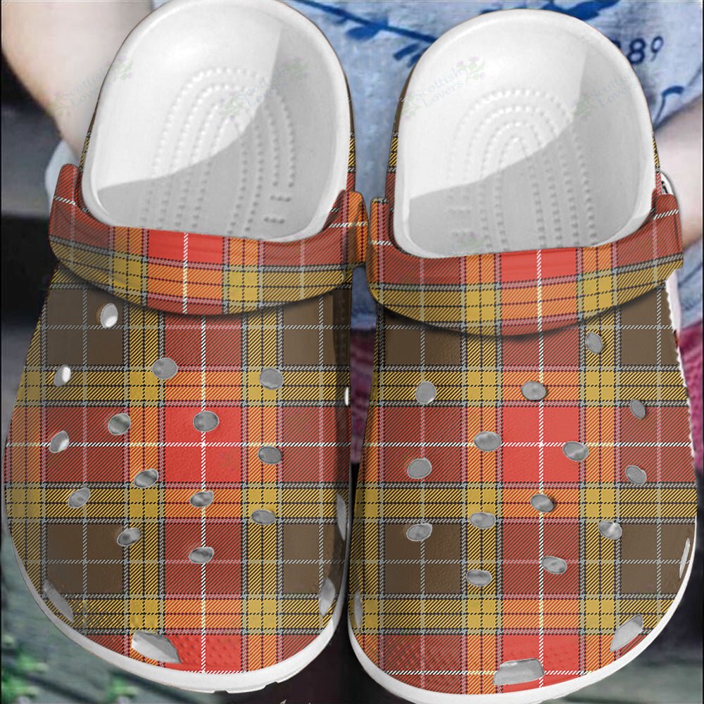 Clan Buchanan Old Set Tartan Clogs Classic JI85 Buchanan Old Set Tartan Tartan Today   