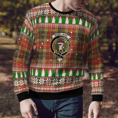 Clan Buchanan Old Set Weathered Crest Tartan Christmas Ugly Sweater DV44 Buchanan Old Set Weathered Crest Tartan Tartan Ugly Sweater   