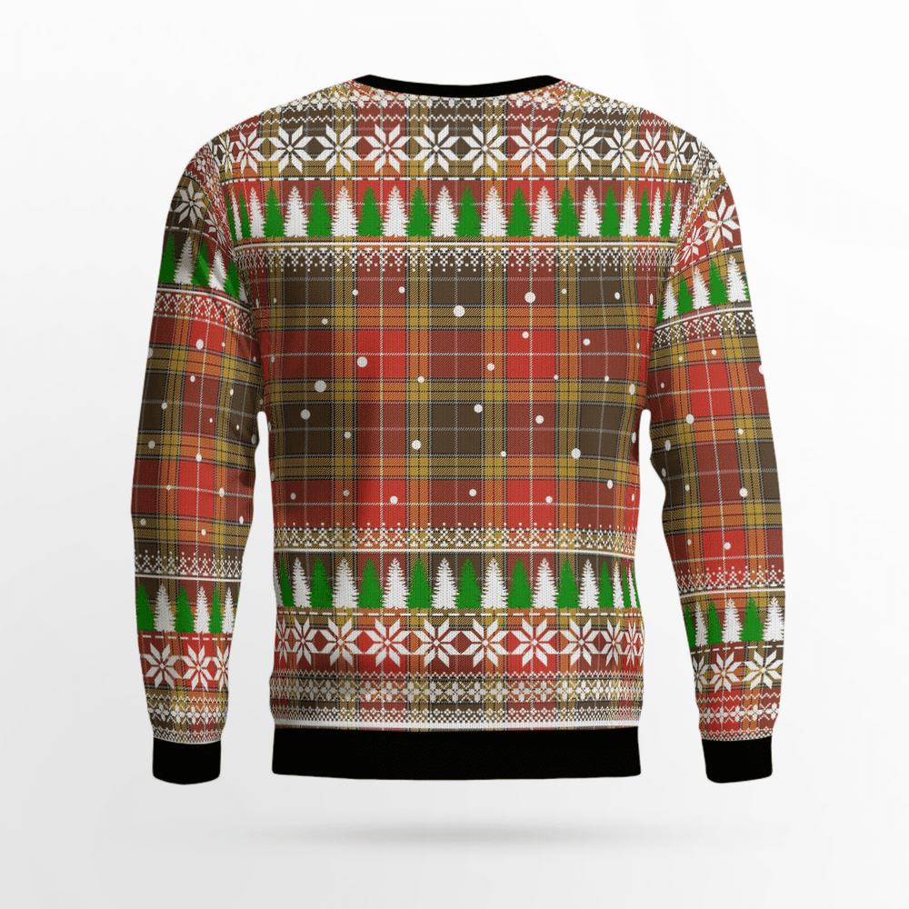 Clan Buchanan Old Set Weathered Crest Tartan Christmas Ugly Sweater DV44 Buchanan Old Set Weathered Crest Tartan Tartan Ugly Sweater   