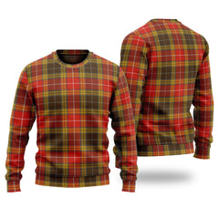 Clan Buchanan Old Set Weathered Tartan Christmas Ugly Sweater CC41 Buchanan Old Set Weathered Tartan Tartan Sweater   
