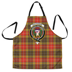 Clan Buchanan Old Set Weathered Tartan Crest Apron RW31 Clan Buchanan Tartan Today   