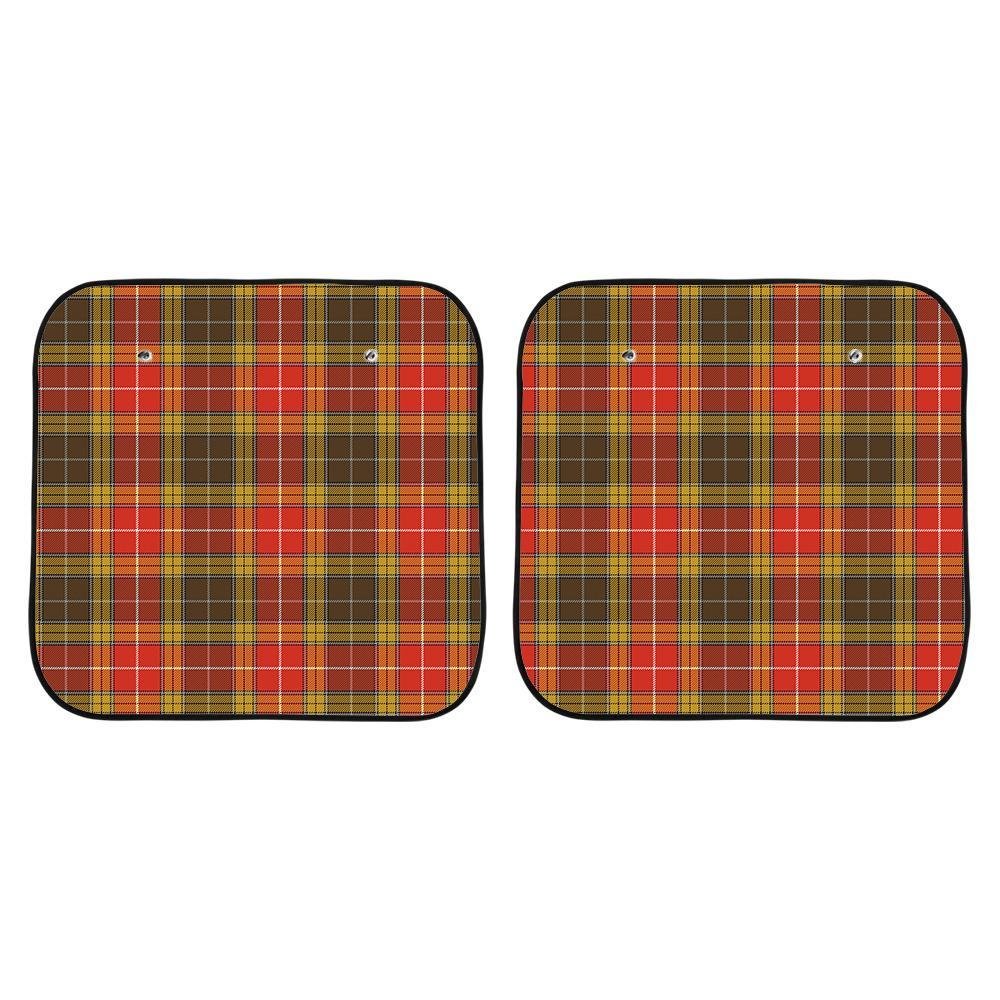 Clan Buchanan Old Set Weathered Tartan Sun Shade 2 Pieces TS91 Clan Buchanan Tartan Today   