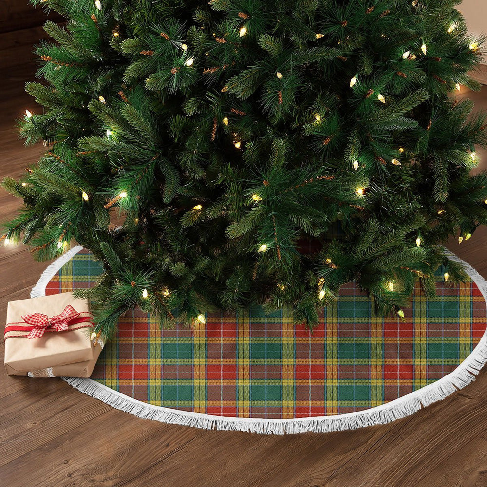 Clan Buchanan Old Sett Tartan Christmas Tree Skirt RG68 Buchanan Old Sett Tartan Tartan Christmas   